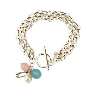 Sterling Pregnancy Charm Bracelet Jewelry
