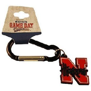 NCAA Nebraska Cornhuskers PVC Carabiner Keychain  Key Chains  Sports & Outdoors