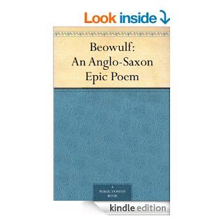 Beowulf An Anglo Saxon Epic Poem eBook N/A, J. Lesslie (John Lesslie) Hall Kindle Store