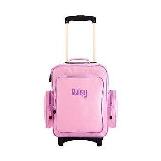 Personalized Kids Luggage   Rolling Pilot Case   Pink Clothing