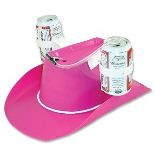Big Mouth Toys Cowboy Beer Hat   Hot Pink Toys & Games