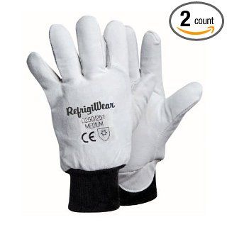 Refrigiwear 0250R MED Deerskin Glove   Pair Work Gloves