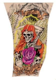 1SL908 L Single Sleeve Tattoo Death Clothing