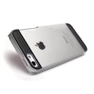Corvette Ultracoated Clear Case Apple iphone 5   Black Cell Phones & Accessories