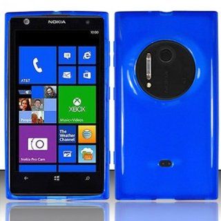 NOKIA LUMIA ELVIS EOS 909 SOLID BLUE TPU RUBBER SKIN COVER SOFT GEL CASE from [ACCESSORY ARENA] Cell Phones & Accessories