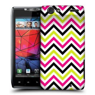 Head Case Designs Pink And Lime Neon Chevron Hard Back Case Cover for Motorola DROID RAZR XT910 Cell Phones & Accessories