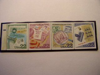US Postage Stamps, 1986, US Sweden Stamp Collecting, 2198 2201, Booklet Pane of 4 22 Cent Stamps, MNH 