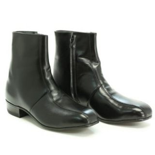 Bostonian 913 Men's Steel Toe Dress Boots Black Leather 12 M Work Shoes Shoes