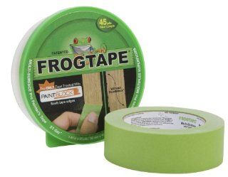 FrogTape 1396747 Multi Surface Painting Tape, Green, 1.41 Inch Wide by 45 Yards Long   Painters Masking Tape  