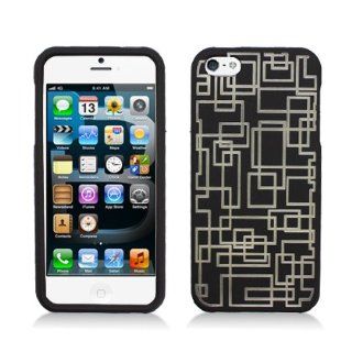 [Buy World]for Apple Iphone 5 Laser, Geometry Lines Black Cell Phones & Accessories