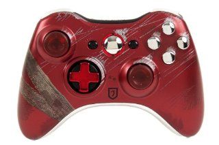 Tomb Raider LE Chrome Red Drop shot, Auto aim, Jitter Xbox 360 Modded Controller COD Ghosts, MW3, Black Ops 2, MW2, Rapid fire mod Video Games
