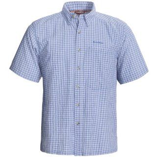 Simms Morada Buttondown Shirt   River Plaid   Small  Button Down Shirts  Clothing