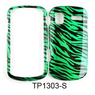 Samsung Focus/Cetus i917 Transparent Design, Green Zebra Print Hard Case/Cover/Faceplate/Snap On/Housing/Protector Cell Phones & Accessories