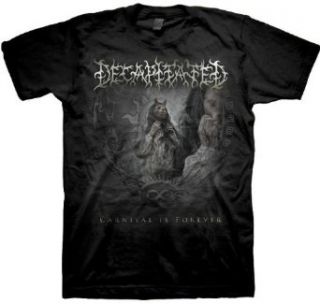 Decapitated   Carnival Is Forever Mens T Shirt In Black, Size Large, Color Black Music Fan T Shirts Clothing