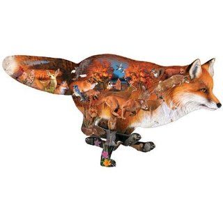 Dennis Rogers Sly Fox Jigsaw Puzzle Shaped By Sunsout Toys & Games