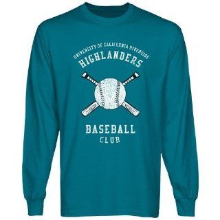 UC Riverside Highlanders Sport Club Long Sleeve T Shirt   Blue  Sports Fan T Shirts  Sports & Outdoors