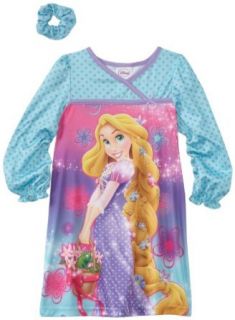 Rapunzel Girls Sweetest Rapunzel Short Sleeve Nightgown, Multi, 6 Clothing