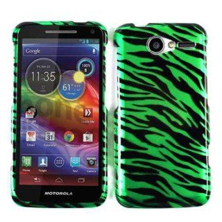 For Motorola Electrify M Xt901 Transparent Green Zebra Case Accessories Cell Phones & Accessories
