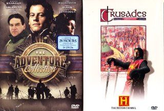 The History Channel  The Crusades Complete Uncut Mini Series  2 Disc Set   200 Minutes , The Adventures Series  Shackleton  The Greatest Survival Story of All Time  Complete Uncut Version Mini Series History Channel Napoleon Collection  Over 8 Hours