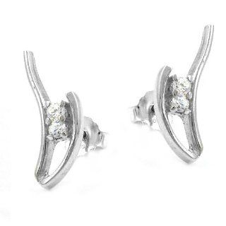 Schmuck Juweliere earrings, fantasy, zirconia, silver 925 Jewelry Earrings Stud Jewelry