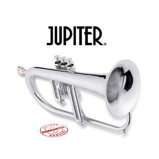 Jupiter Intermediate Bb Flugelhorn with Silver Plated Rose Brass Bell 846RS Musical Instruments
