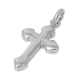 Cross Botonnee Immissa Cross Pendant Sterling Silver 925 Jewelry