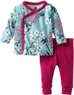 Tea Collection Baby Girls Newborn Kimono Outfit, Mar, 6 12 Months Infant And Toddler Pants Clothing Sets Clothing