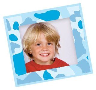 FunToSee Camo Combo Picture Frame Decals, Blue  Nursery Wall Stickers  Baby