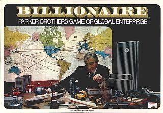 Billionaire   Parker Brothers Game of Global Enterprise Toys & Games