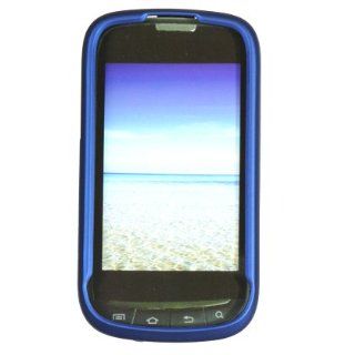 Samsung Transform Ultra (SPH M930) Snap On Protector Case   Rubberized Blue Cell Phones & Accessories