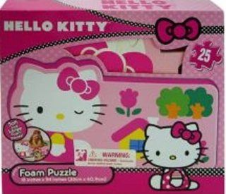 Hello Kitty 25 piece Floor Foam Puzzle Mat Toys & Games