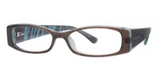MICHAEL KORS Eyeglasses MK612 235 Brown/Light Blue 53MM Clothing