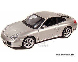 31628sv Maisto   Porsche 911 Carrera 4s Hard Top (118, Silver) 31628 Diecast Car Model Auto Vehicle Die Cast Metal Iron Toy Transport Toys & Games