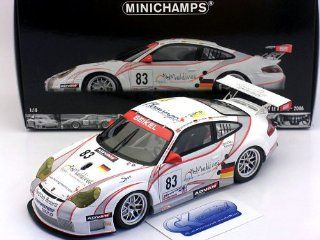 Porsche 911 GT3 RSR # 83 Team Seikel Motorsports 24 Hours Lemans 2006 Nielsen/Ehret/Farnbacher 1/18 Minichamps Toys & Games