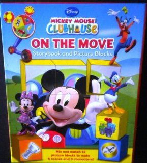 Disney Mickey Mouse Clubhouse On the Move Storybook & Picture Blocks NEW Toys & Games