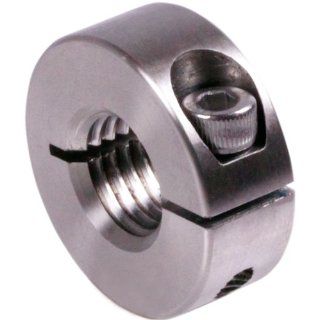 clamp collar with thread made of stainless steel 1.4301, thread M 4 x 0, 70 with bolt DIN 912 Hex Nuts