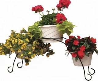Garden Odyssey PS94 8 3 Flower Pot Bridge, Black  Planters  Patio, Lawn & Garden