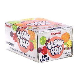 Blow Pops Assorted Popss (Pack of 100)  Suckers And Lollipops  Grocery & Gourmet Food