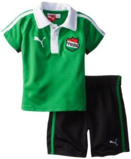 Puma   Kids Baby Boys Infant Country Perf Set, Fern Green, 12 Months Clothing