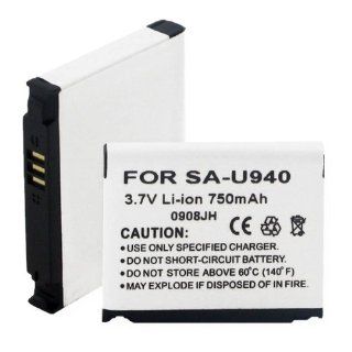 750mA, 3.7V Replacement Li Ion Battery for Samsung SCH U940 Cell Phones   Empire Scientific #BLI 1019 .7 