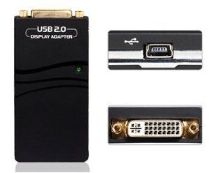 USB2.0 UGA Multi display Adapter (Black) Electronics