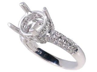 Art Deco Platinum Ring Engagement Rings Jewelry