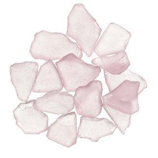 Frosted Pale Pink Sea Glass   For Creating Pathways for Fairy Gardens, Gnome Villages or Using for Vase Fillers or Table Scatters   Approximately 3 Lb. Arts, Crafts & Sewing