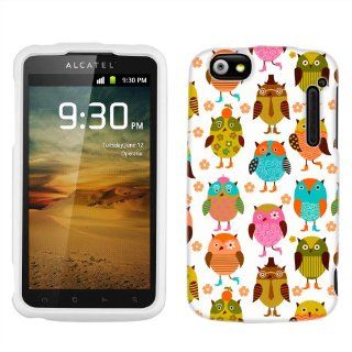 Alcatel One Touch 960c Colorful Owls Phone Case Cover Cell Phones & Accessories