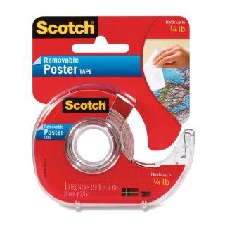 3M 109 Wallsaver Removable Mounting Tape (Pack of 4) Health & Personal Care