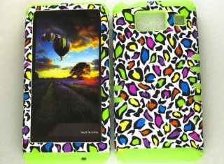 Case Hard Lime Green Skin+Colorful Snap For Motorola Droid RAZR MAXX HD XT926 Cell Phones & Accessories