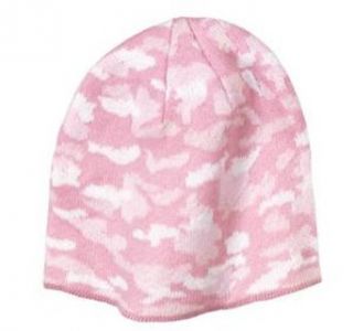 Upscale 100% Acrylic Camouflage Beanie Hat Cap   Pink Camo Infant And Toddler Hats Clothing