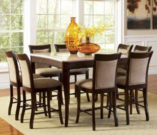 Marseille Marble Top Counter Table   Dining Room Furniture Sets