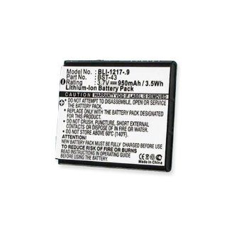 Sony Ericsson J20 (Hazel) Cell Phone Battery (Li Ion 3.7V 950mAh) Rechargable Battery   Replacement For Sony/Ericsson BST 43 Cellphone Battery Cell Phones & Accessories
