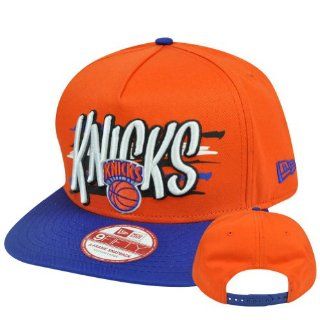 New Era 9Fifty 950 NBA New York Knicks NE Pinna Snapback Hat Cap A Frame S/M  Sports Fan Baseball Caps  Sports & Outdoors